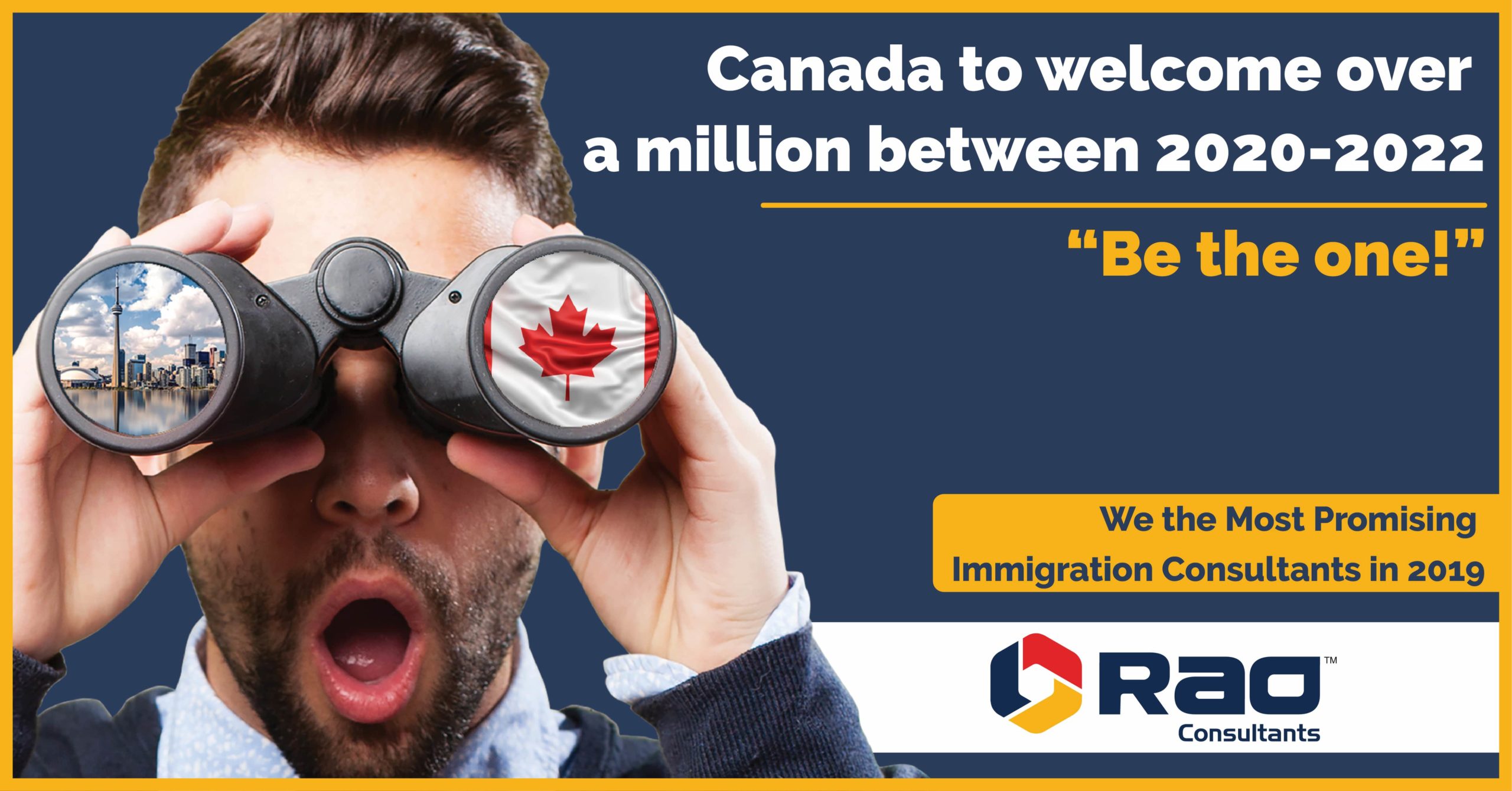 Canada to Welcome Over a Million Between 2020-2022- Be The One!