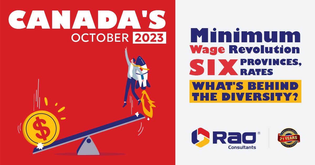 Canada’s October 2023 Minimum Wage Revolution: Six Provinces, Six Rates, What’s Behind the Diversity?