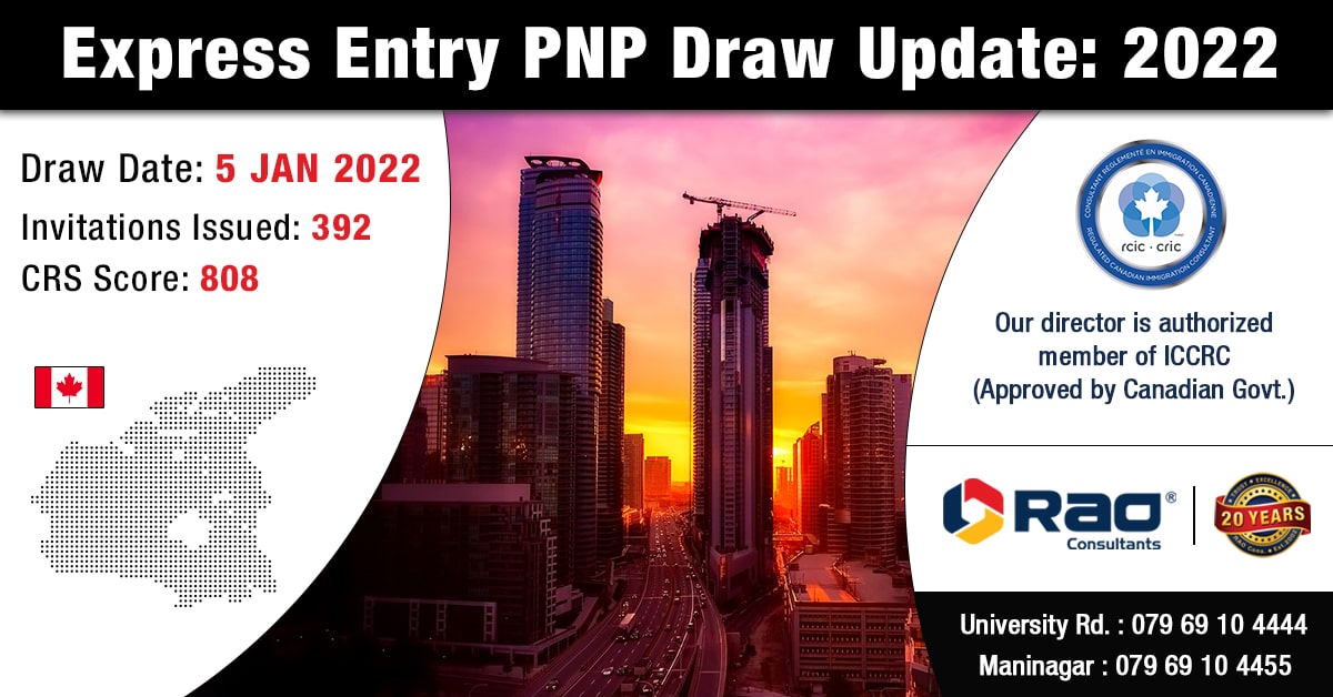 Canada Express Entry PNP Draw Update 2022