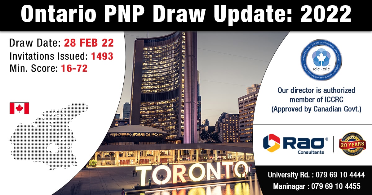 Ontario welcomes Student Graduates and Workers Worldwide to its Five PNP draws