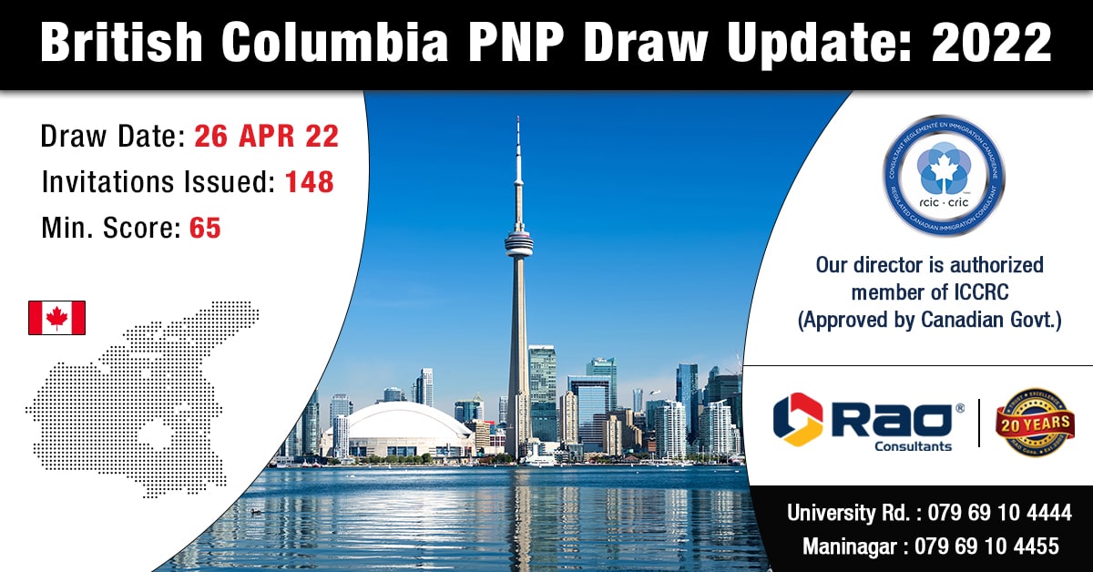 Recent British Columbia PNP Draw Invited 148 Fresh Applications for PR