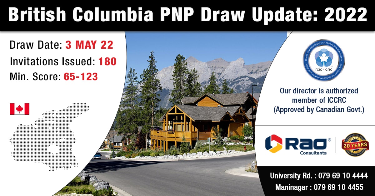 Recent British Columbia PNP Draw Invited 180 Plus Fresh Applications for PR