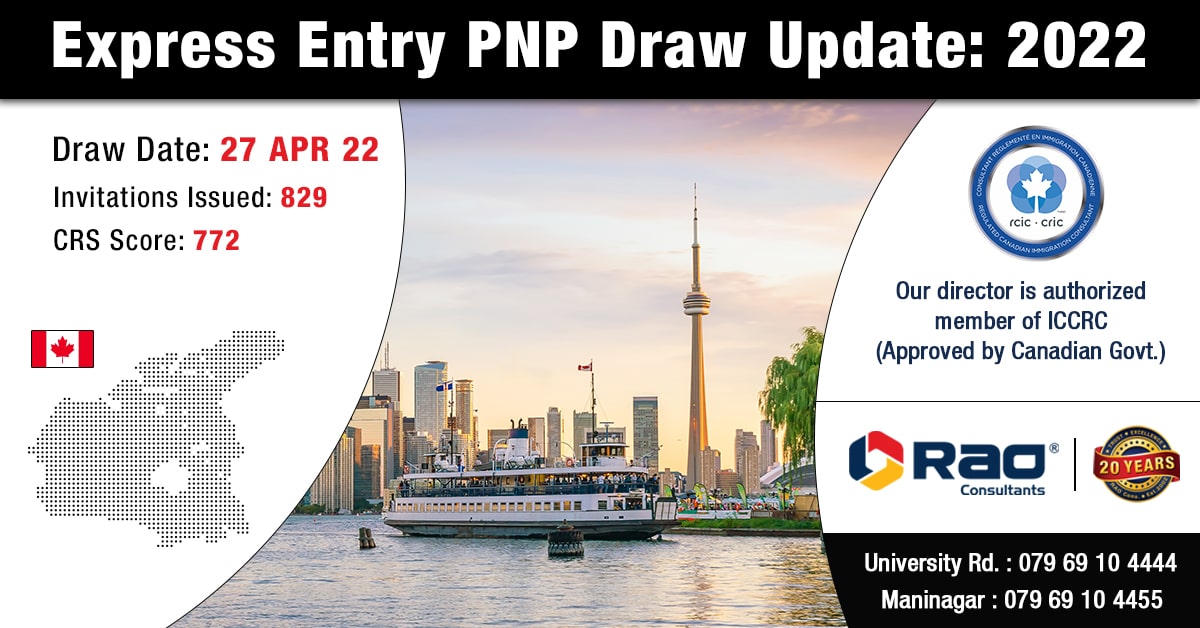 Recent Express Entry PNP Draw Invited 829 Fresh Candidates for Canada PR!