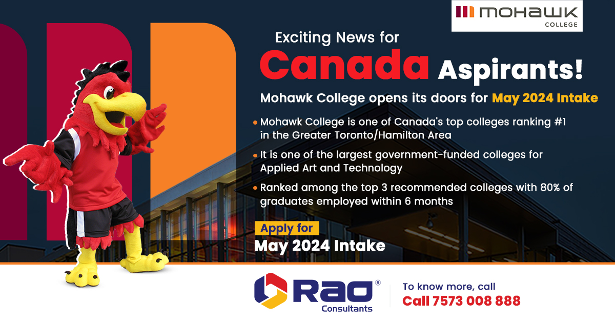 Breaking News: Mohawk College Opens Doors for May 2024 Intake!