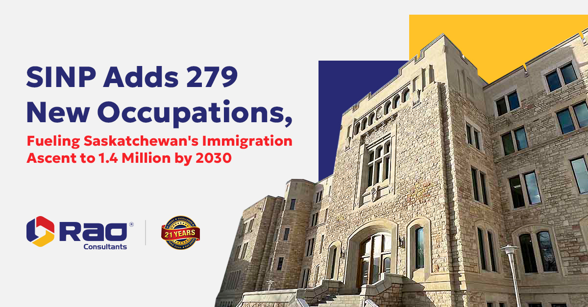 “Beyond Borders: SINP Adds 279 New Occupations, Fueling Saskatchewan’s Immigration Ascent to 1.4 Million by 2030”